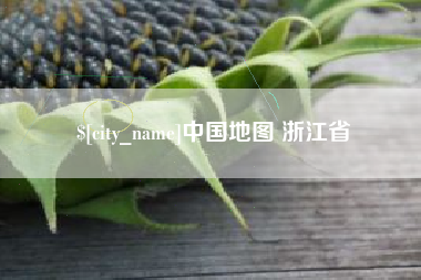 澳门中国地图 浙江省