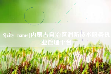 澳门内蒙古自治区消防技术服务执业管理平台
