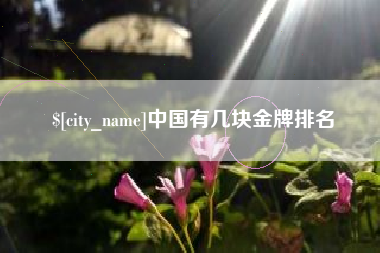 澳门中国有几块金牌排名