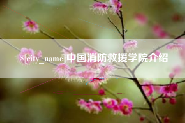 澳门中国消防救援学院介绍
