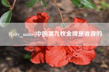 澳门中国第九枚金牌是谁得的