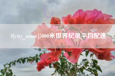 澳门5000米世界纪录平均配速