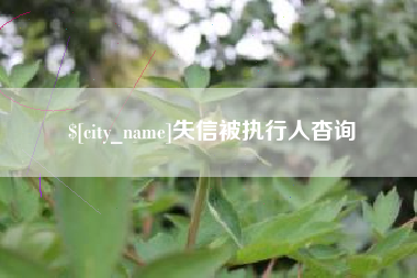 澳门失信被执行人杳询