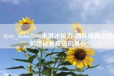 澳门5000米滑冰接力-团队成员之间的信任是成功的基石