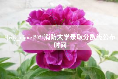 澳门2024消防大学录取分数线公布时间