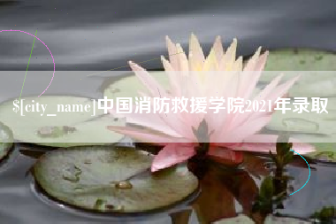 澳门中国消防救援学院2021年录取