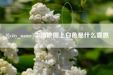 澳门中国地图上白色是什么意思