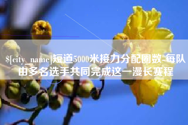 澳门短道5000米接力分配圈数-每队由多名选手共同完成这一漫长赛程