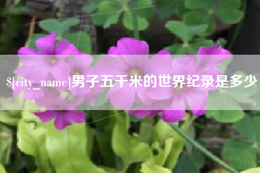 澳门男子五千米的世界纪录是多少
