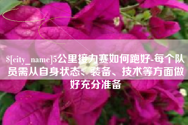 澳门5公里接力赛如何跑好-每个队员需从自身状态、装备、技术等方面做好充分准备