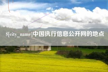 澳门中国执行信息公开网的地点