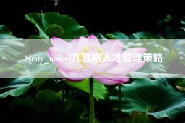澳门九宫格人才管理策略