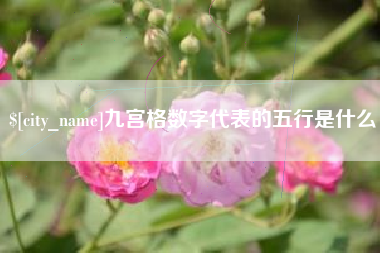 澳门九宫格数字代表的五行是什么