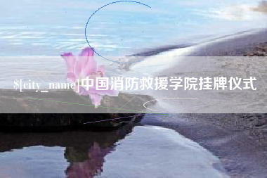 澳门中国消防救援学院挂牌仪式