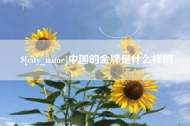 澳门中国的金牌是什么样的